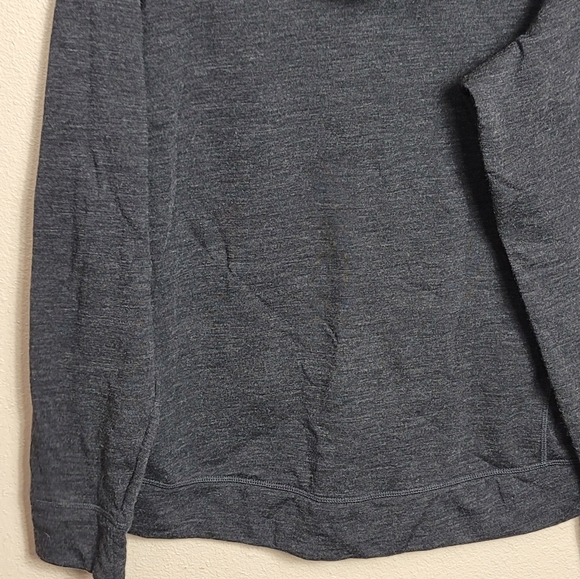 Nau Hoodie Men’s  Size Medium Casual Long Sleeve Wool Blend Outdoor Pocket Gray - Picture 6 of 8